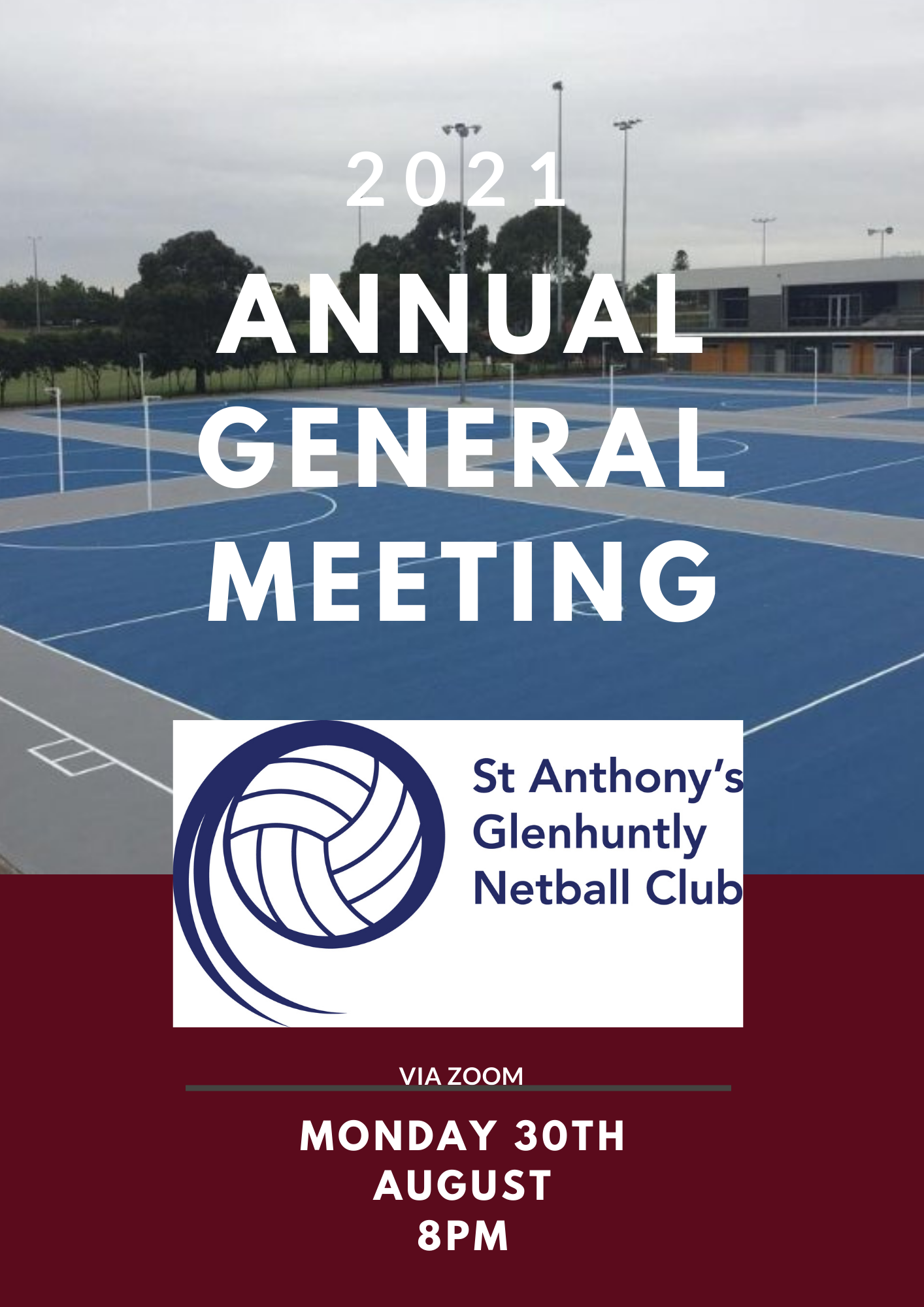 Important: AGM Monday 30th Aug at 8pm
