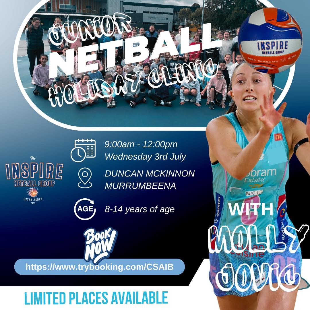 Junior School Holiday Clinic at Duncan Mackinnon Wed 3rd July