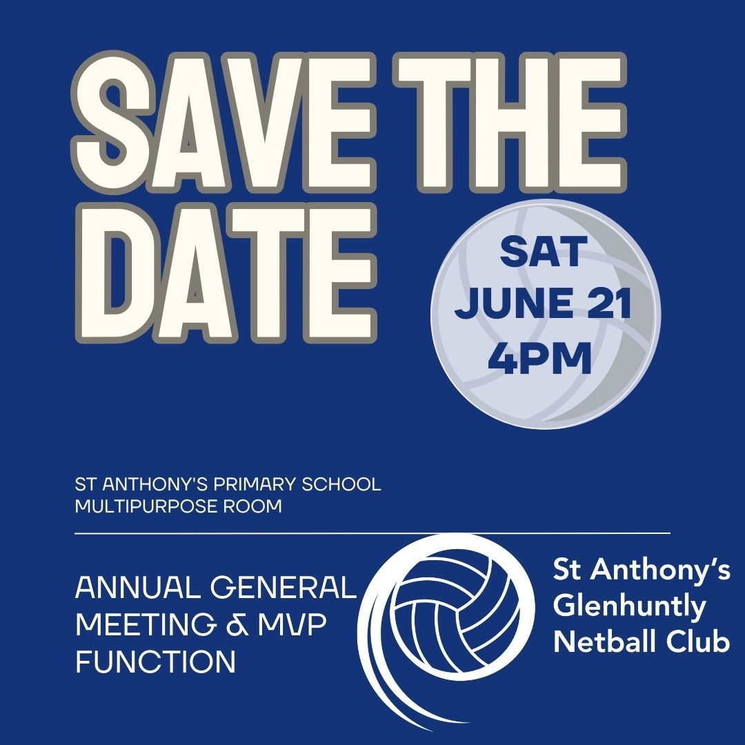 Save the Date! MVP & AGM Saturday 21st June